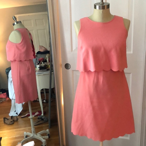 Loft Pink detailed dress - Picture 1 of 5